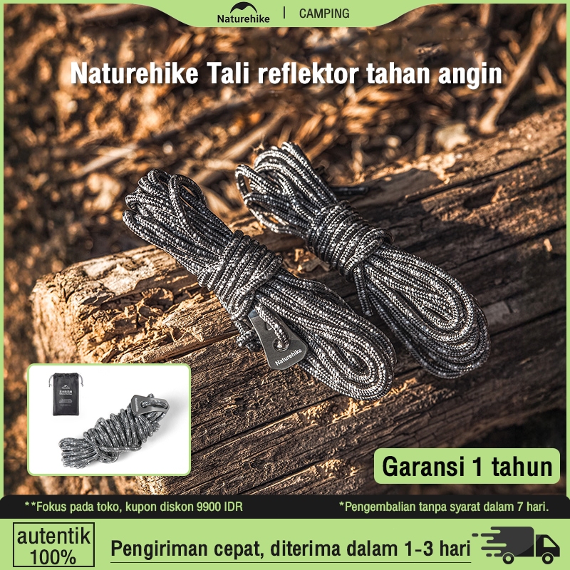 TENDA Naturehike Wind Rope Canopy 4.5M - ชุดเชือกลมแรง 4 เส้นสําหรับเต็นท์มั่นคงในสภาพอากาศ