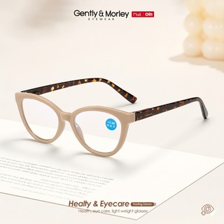 Gently Morley Kacamata Baca Lensa Plus Blueray Rabun Auto Fokus Frame Cat Eye Fashion Pria Wanita KY213