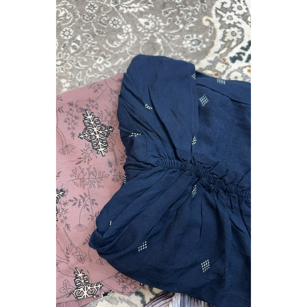 BUNDLING 2 FUJI DRESS (JENIRA DUSTY + BILQIS NAVY) || By Camelia Boutique 99