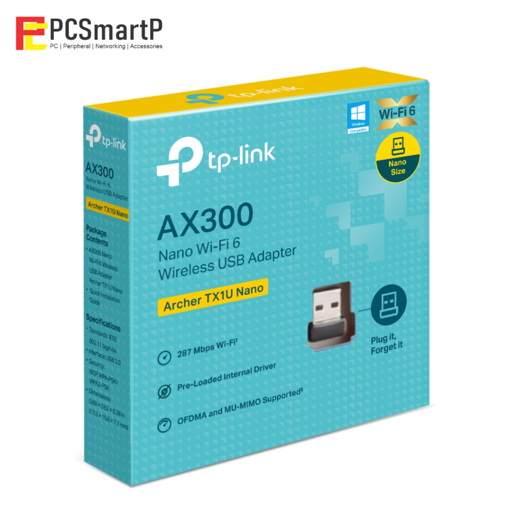 TP-Link Archer TX1U Nano USB WiFi Adapter dongle รองรับ WiFi6