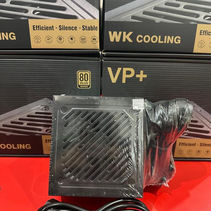 PSU WK Cooling 400W VP+ 80 Plus Bronze Flat cable รับประกัน 2 ปี