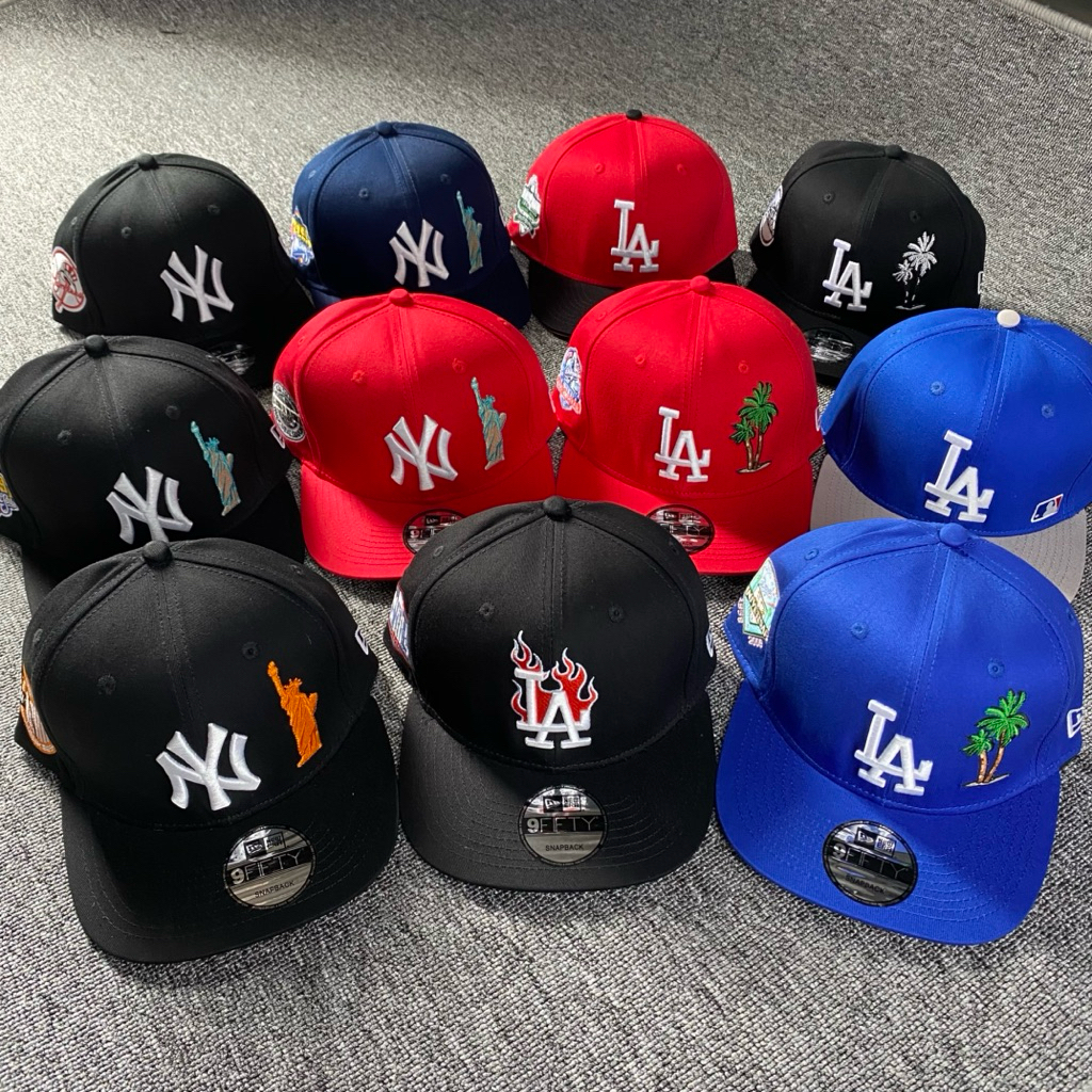 NY Yankees Los Angeles Dodgers Full Tag Baseball Snapback Hat