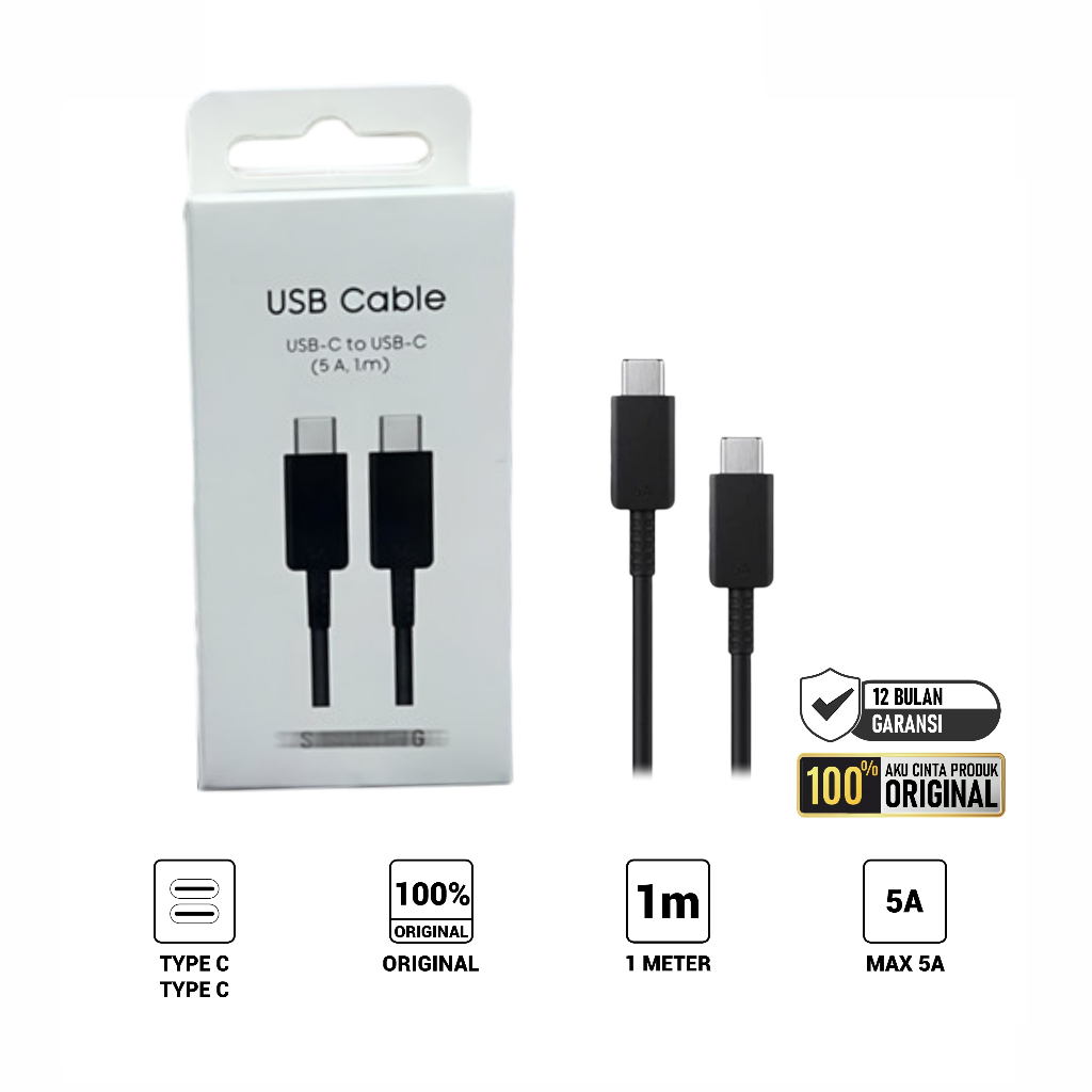 ALFACASE สาย USB Type C เป็น Type C - สาย Samsung USB Type C เป็น Type C ดั้งเดิม
