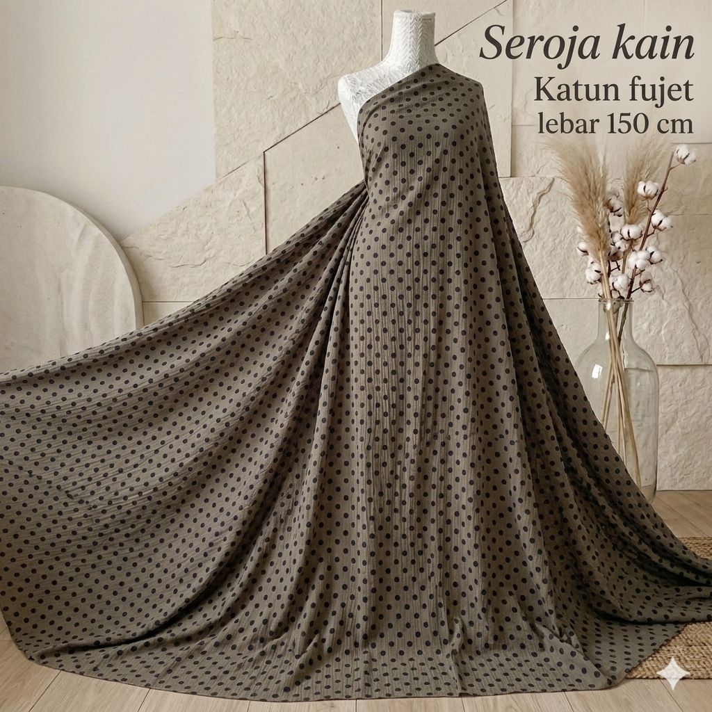 KATUN Fujet ผ้าคอตตอนลายจุด - กว้าง 150 ซม. Kyt