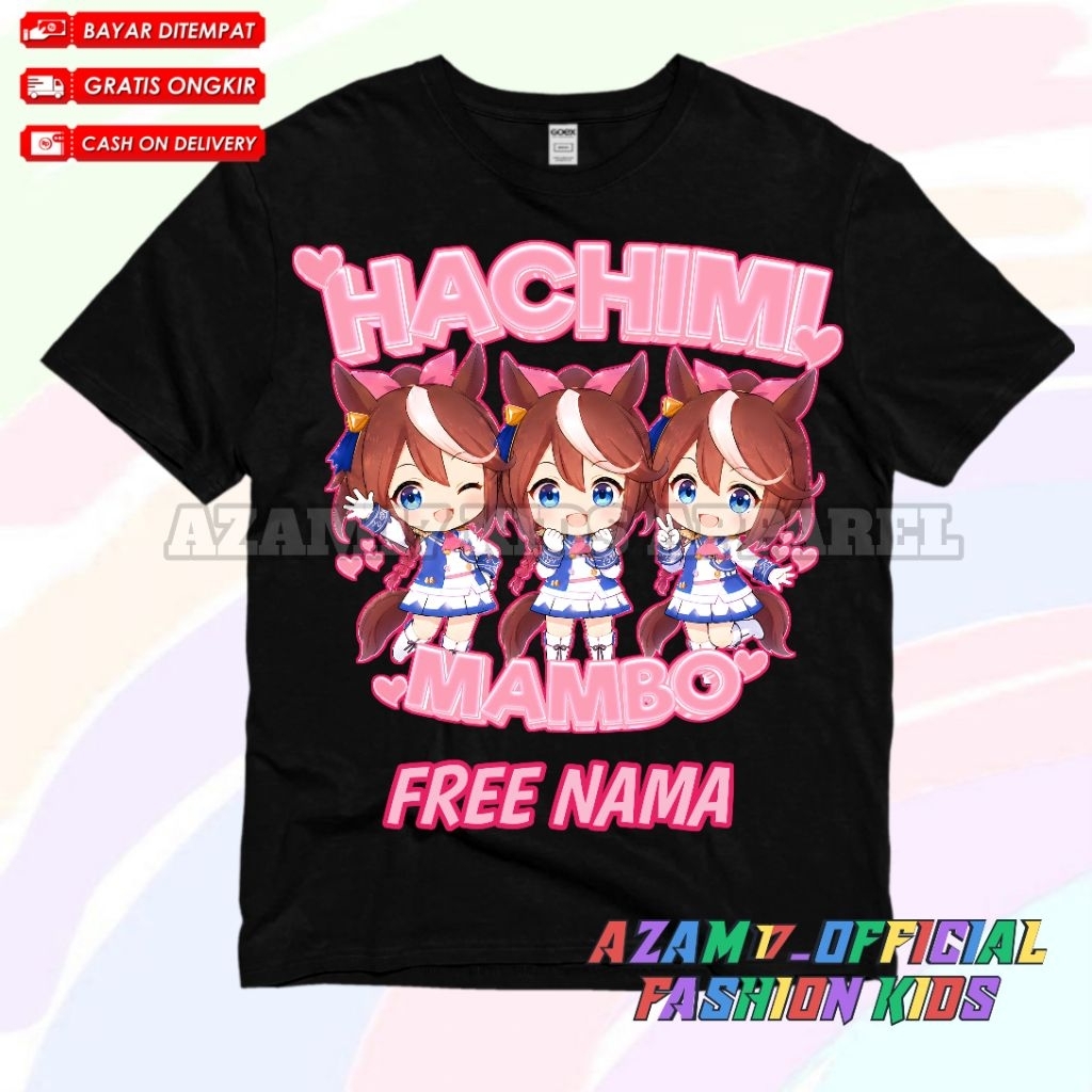 Hachimi Mambo Meme เสื้อยืดเด็กชื่อฟรี / เสื้อยืด Hachimi Chimici Mambo Kids