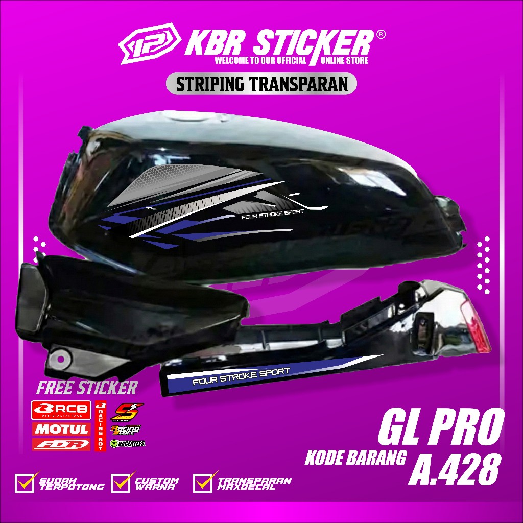 GL MAX GL PRO GL NEOTECH STRIPING, CUSTOM GL MAX GL PRO STRIPING CODE A.428