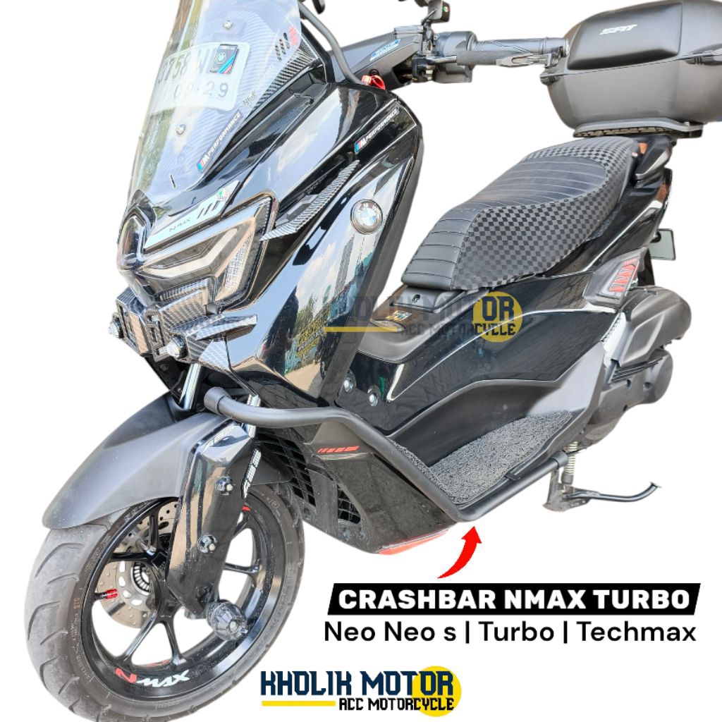 CRASHBAR NMAX TURBO NEO S TECHMAX 2025 2026 | มีขายึดไฟสปอร์ตไลท์