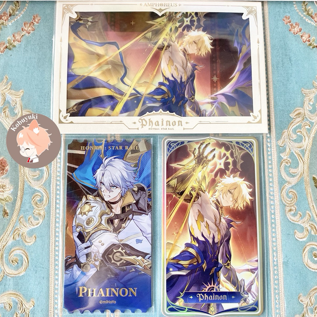 OFFICIAL LIMITED Kainon Khaslana Benefit Laser การ์ดโปร่งใสตั๋วสินค้า merch hsr honkaistarrail star 