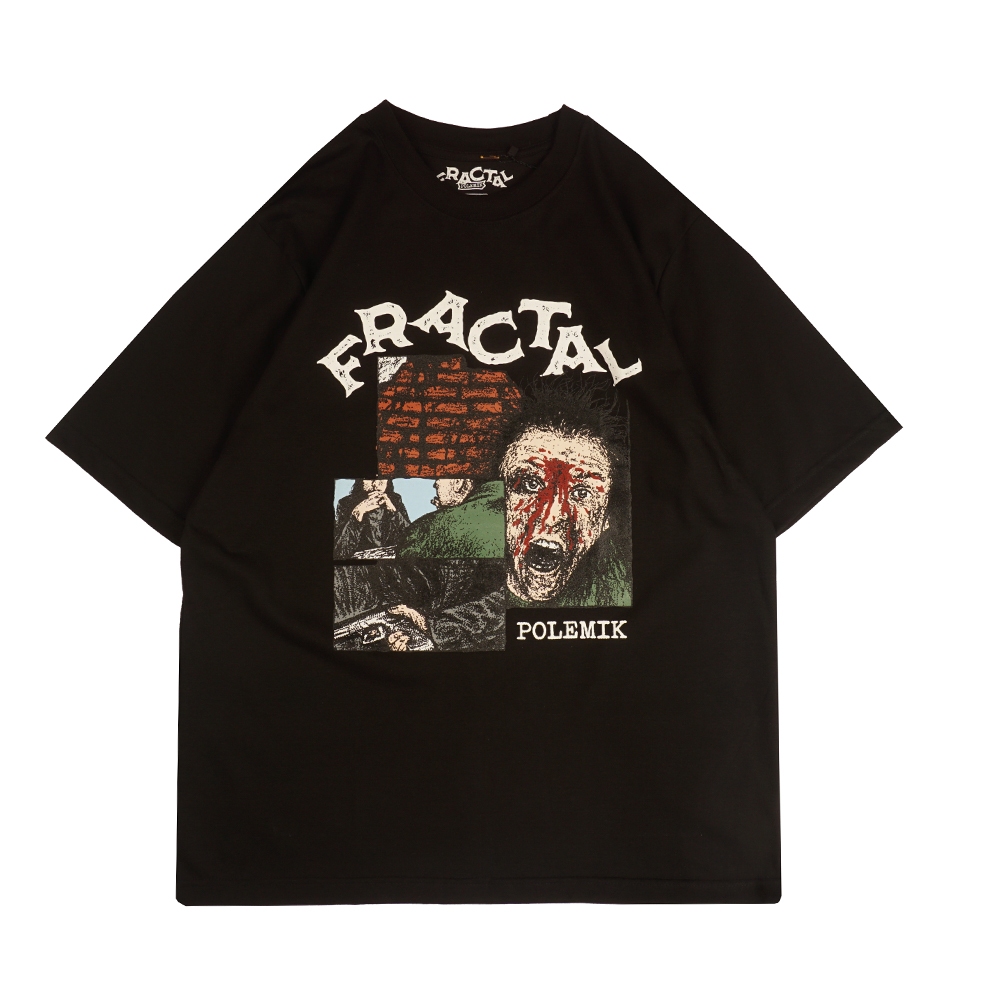 KLABS - เสื้อยืด Polemik Fractal - สีดํา