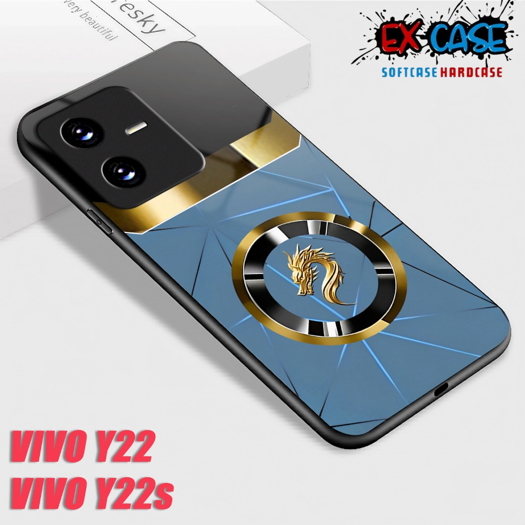 Softcase Hp VIVO Y22 Casing VIVO Y22S Glossy Case เคสกระจกเงาตัวป้องกันโทรศัพท์มือถืออุปกรณ์เสริมโทร