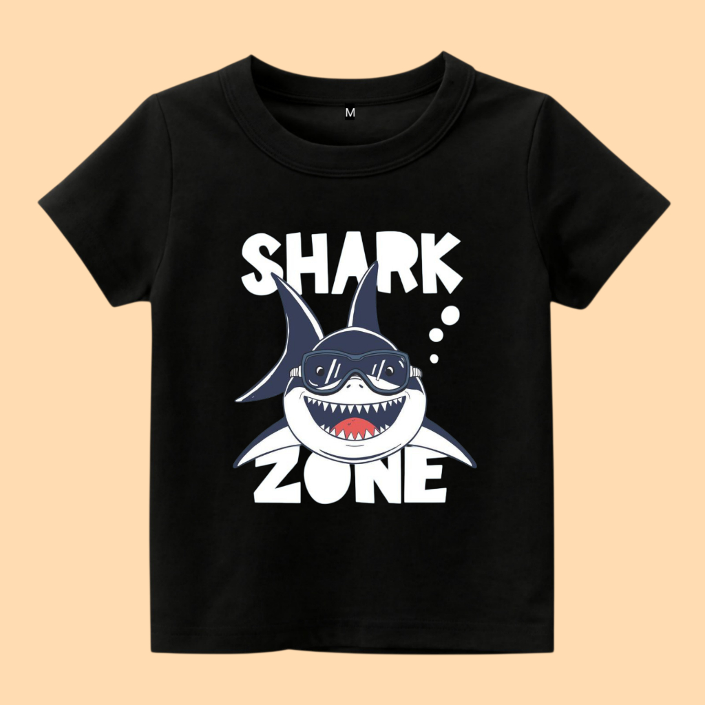 เสื้อยืดเด็ก Shark zone