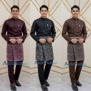 Set baju celana melayu cekak musang teluk belanga pria