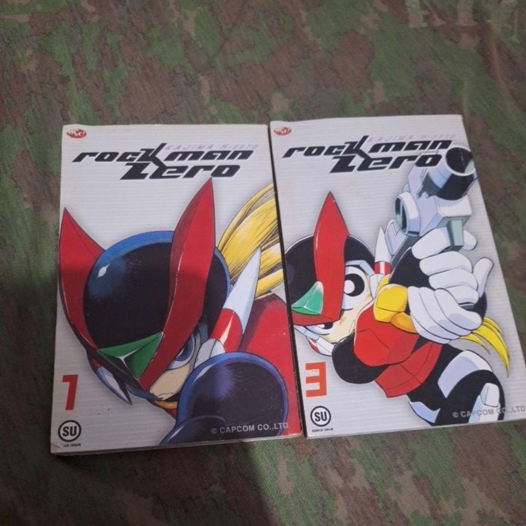 [SET] Rockman Zero Comic Vol 1 & 3 By Kajima Hideto (Preloved)