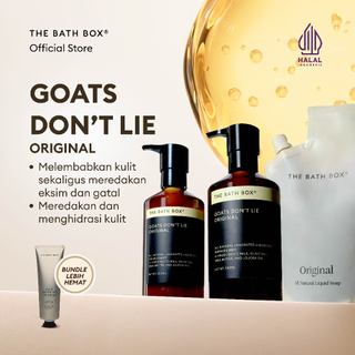 THE BATH BOX - Goats Don't Lie Original Liquid Soap (Eczema, Alergi, Back Acne, Sensitif, GDL, Gatal-Gatal, Jerawat Punggung, Sabun Natural, No SLS, SLS Free, Eksim)