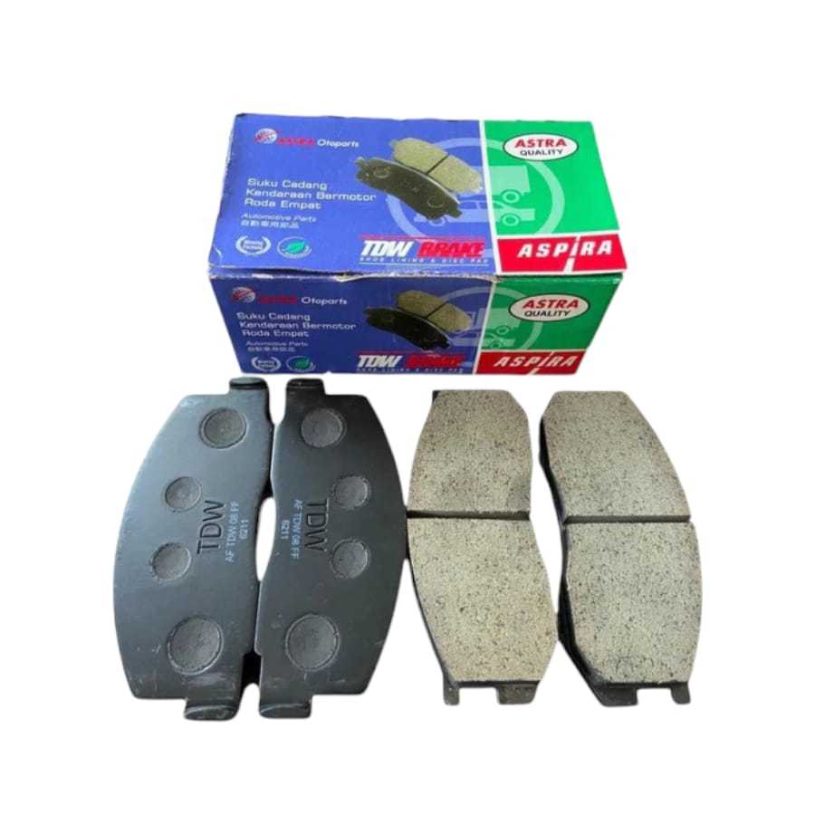 ผ้าดิสเบรคหน้า TDW Aspira AFTDW02-1-00 สําหรับ Kijang Super KF40/50/60/70/80