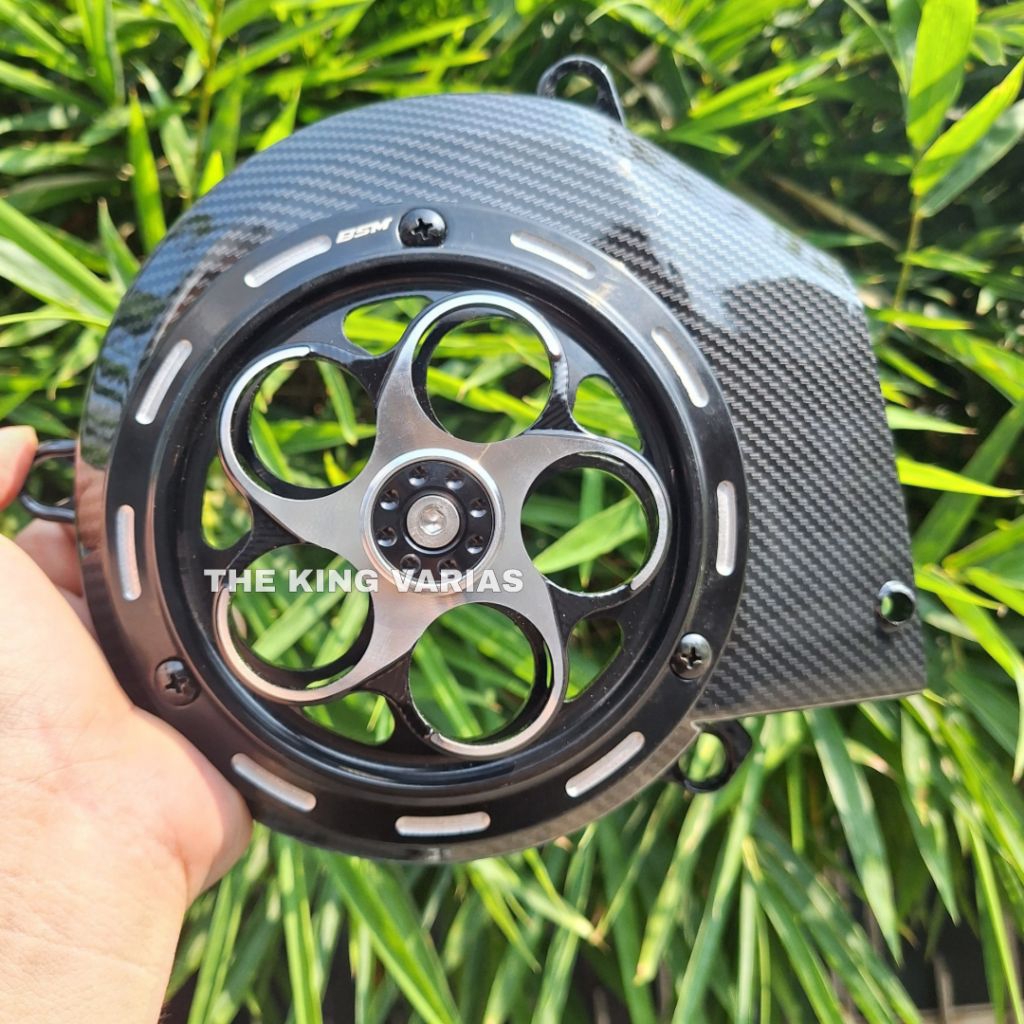 CNC SPINNER + ฝาครอบพัดลมคาร์บอนสําหรับ OLD MIO / MIO SPORTY / MIO 5TL / MIO SMILE NOUVO / ฝาครอบพัด