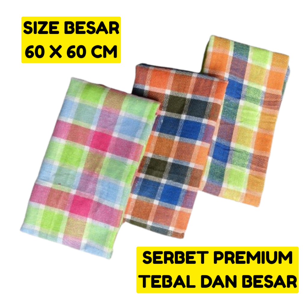 ขายปลีกพรีเมี่ยม THICK SUPER JUMBO NAPKINS / PLAID NAPKINS / DISHWEAR / ผ้า