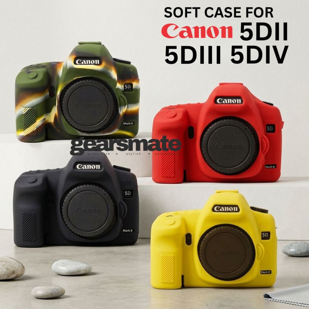Softcase Cover Canon EOS 5DII 5DII 5DIV Rubber Body Camera Protector