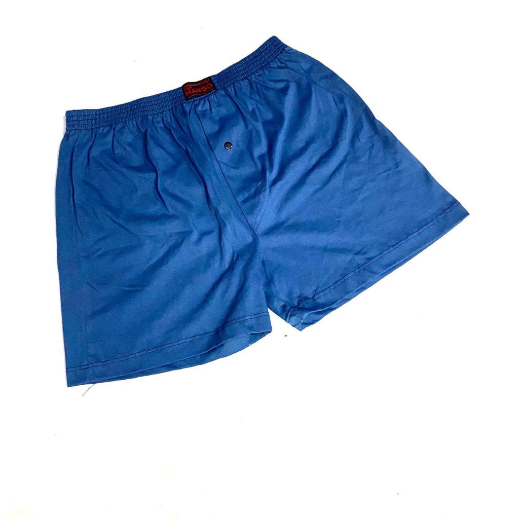 แพ็คเกจ 5 ชิ้น - BOXERS สําหรับผู้ชายพร้อมปุ่มด้านหน้าสีขาว MANGO SPORT I DRAPE STORE