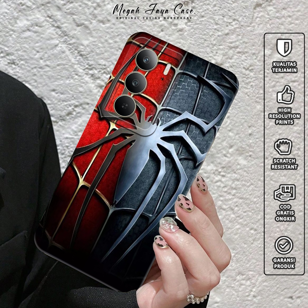 เคสโทรศัพท์ HP สําหรับ Realme C75 (BR-SPDRMN) เคสโทรศัพท์สําหรับ Realme C75 - Procamera Softcase - เ