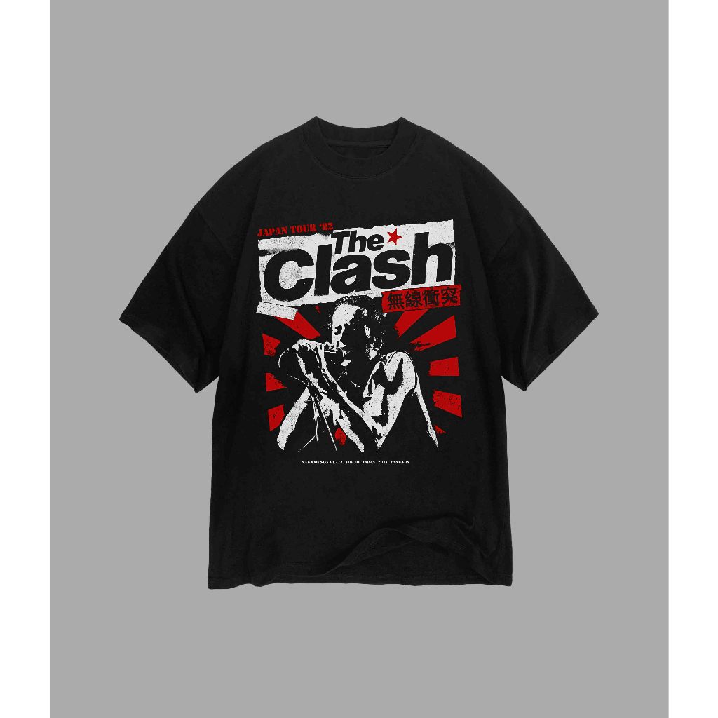 เสื้อยืด The Clash Japan Tour 1982 | เสื้อยืด The Clash - Japan Tour 1982
