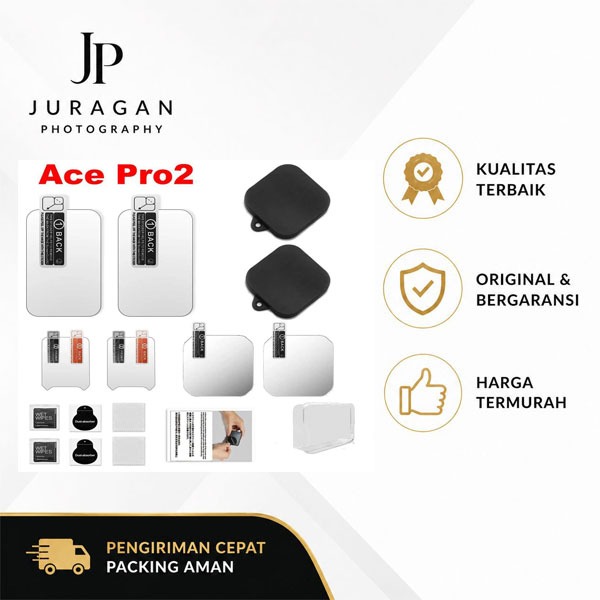 ฟิล์มกันรอยกระจกนิรภัย JP 2.5D Curve Insta360 Ace Pro2 - FR-26