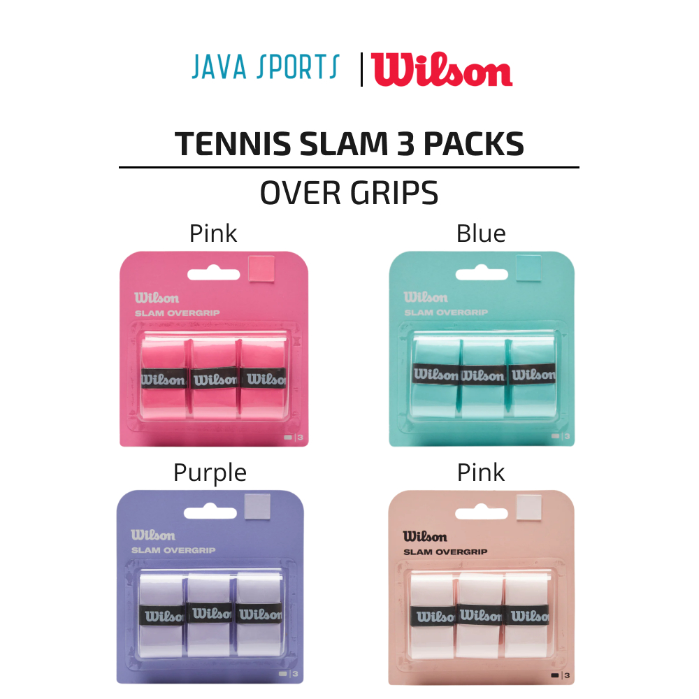 โอเวอร์กริปเทนนิส Wilson Slam X3 | ดูดซับ | คอมฟอร์ทที่เหนือกว่า | 0.55มม