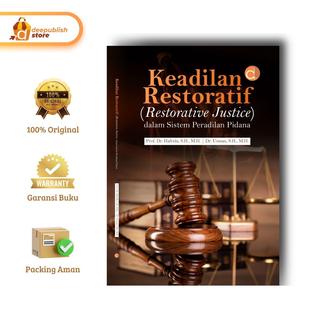 Restorative Justice Book Restorative Justice in the Criminal Justice System สํานักพิมพ์ Deepublish