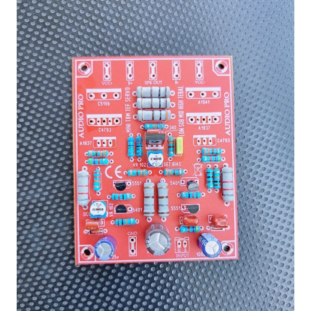 ส่วนประกอบ PCB tbm mini Tef ples ที่ไม่มีทรานซิสเตอร์