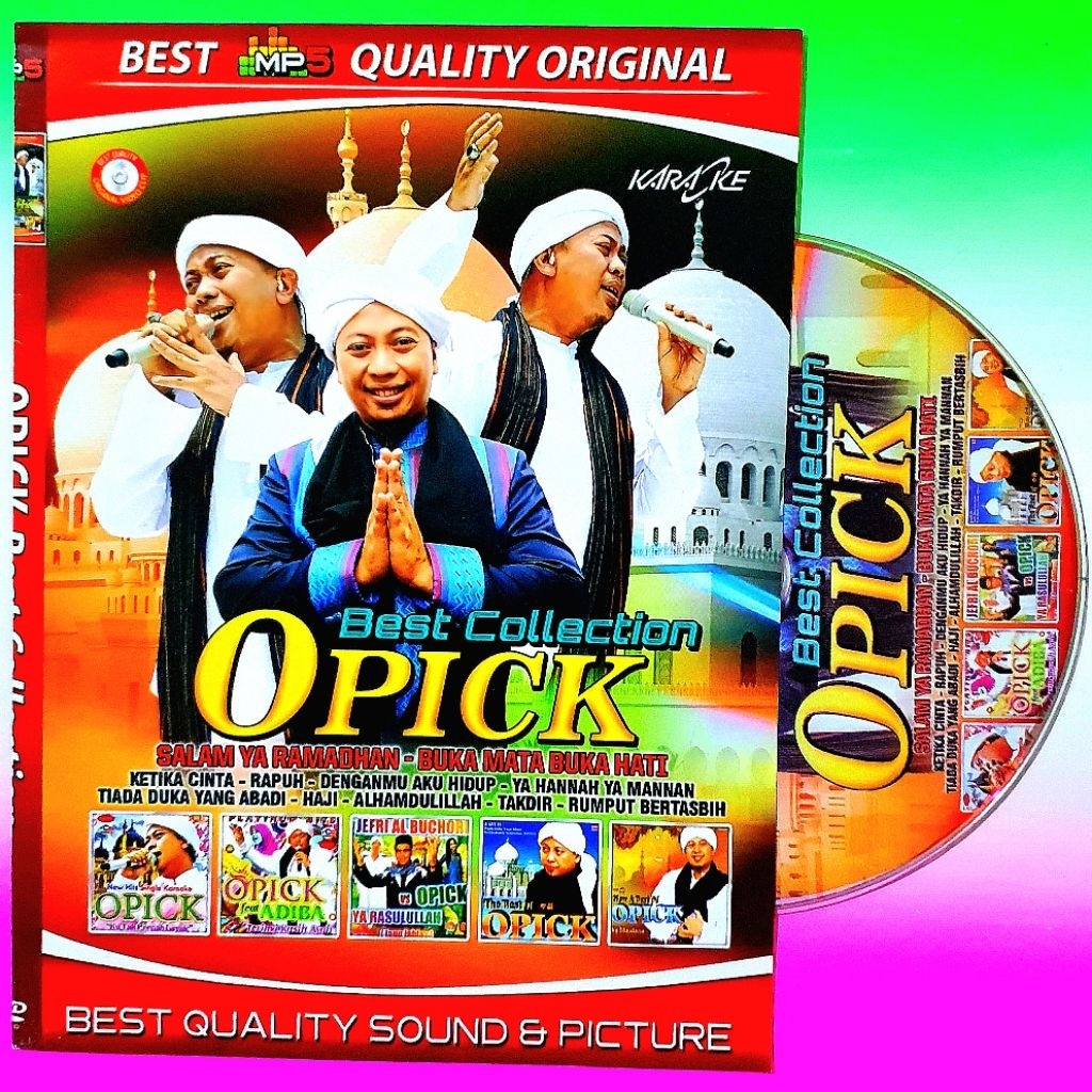 DVD CASSETTE MP5 VIDEO OPICK SONGS - ISLAMIC SONGS - RELIGIOUS SONGS - SHOLAWAAT SONGS