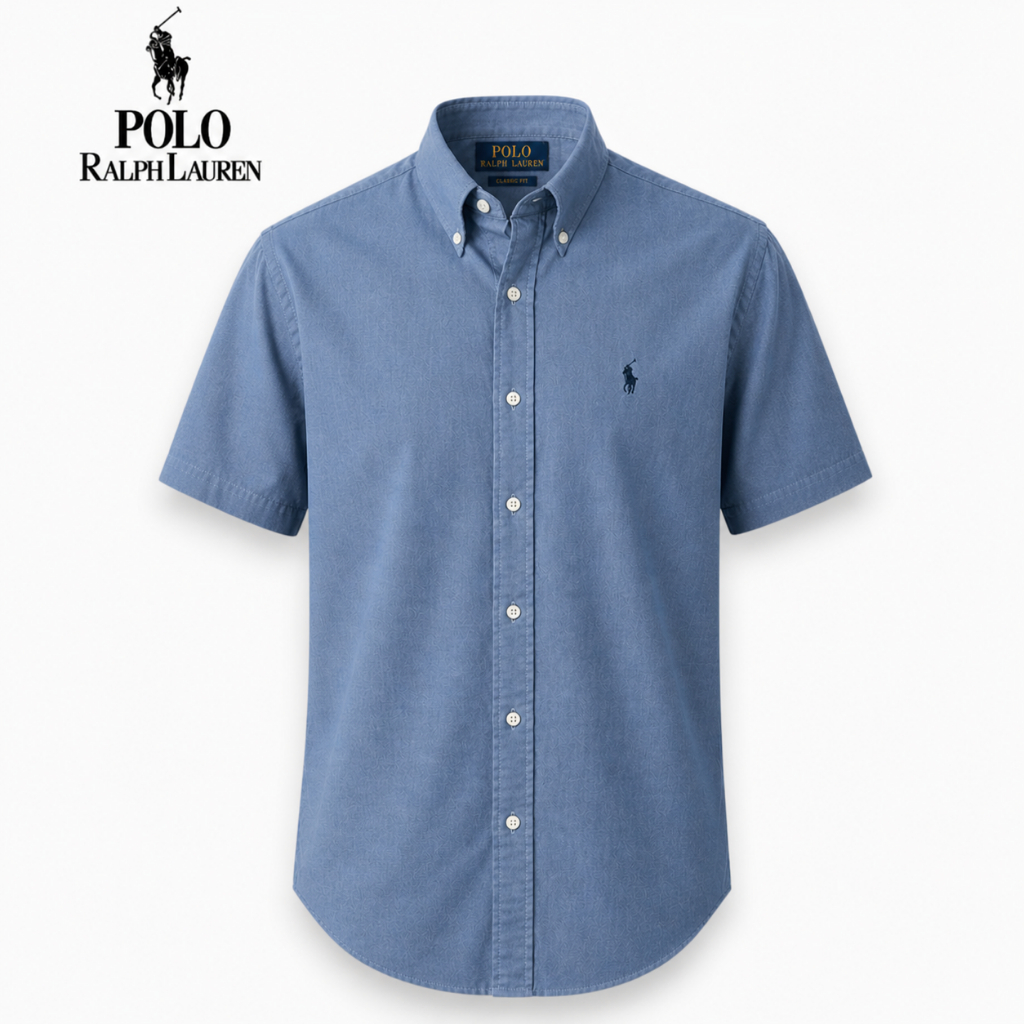 KEMEJA เสื้อโปโลลําลองผู้ชายแขนสั้นระดับพรีเมียม