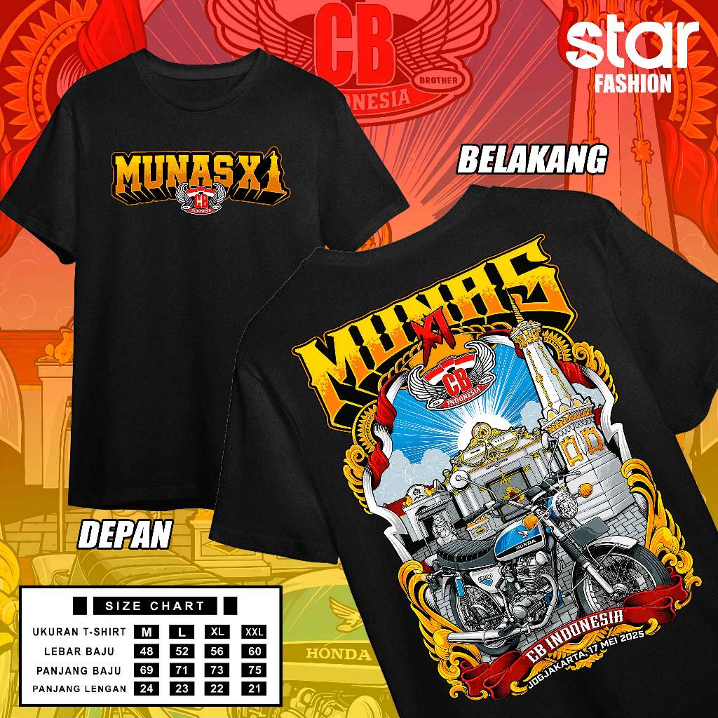 NATIONAL CB INDONESIA 11TH ANNIVERSARY เสื้อยืด MAY 17, 2026 ใน JOGJAKARTA