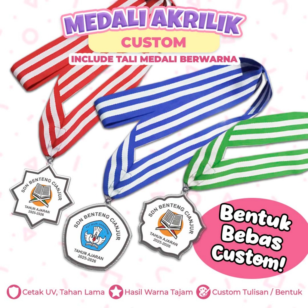 CUSTOM ACRYLIC MEDAL - ACRYLIC MEDAL WITH RESIN - GRADUATION/GRADUATION/GRADUATION/GRADE/PORATE MEDA