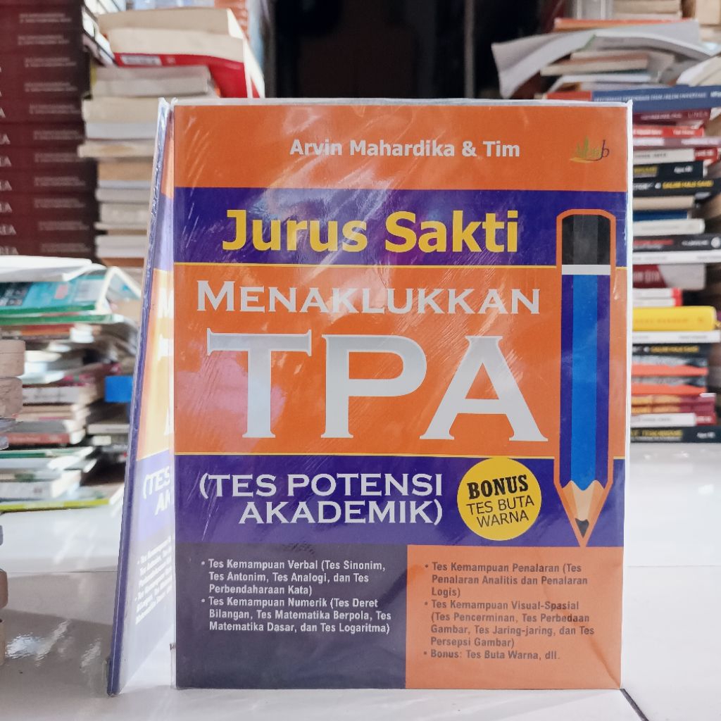 (ORIGINAL) TEST BOOK / MAGIC TRICKS TO CONQUER TPA / ACADEMIC POTENTIAL TEST