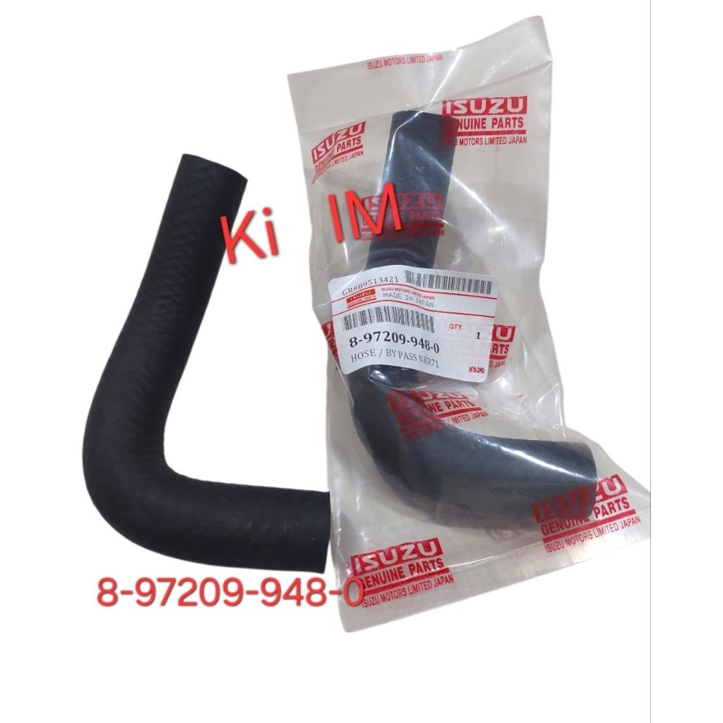 ท่อหม้อน้ําบายพาส Isuzu Elf Macan Nkr71 / Nkr66 4HG1 Euro 2 Turbo 8-97209-948-0