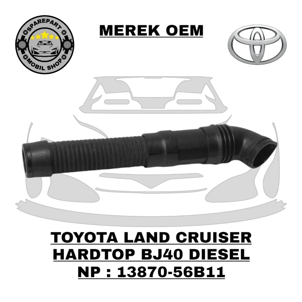 Toyota Land Cruiser Hardtop Bj40 ท่อกรองอากาศดีเซล
