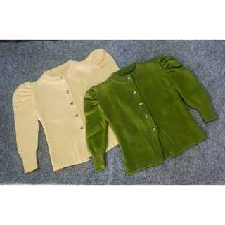 Kalea Cardigan Rempel Tangan Motif Kancing Love Couple Mom And Kids ( Harga Terpisah)