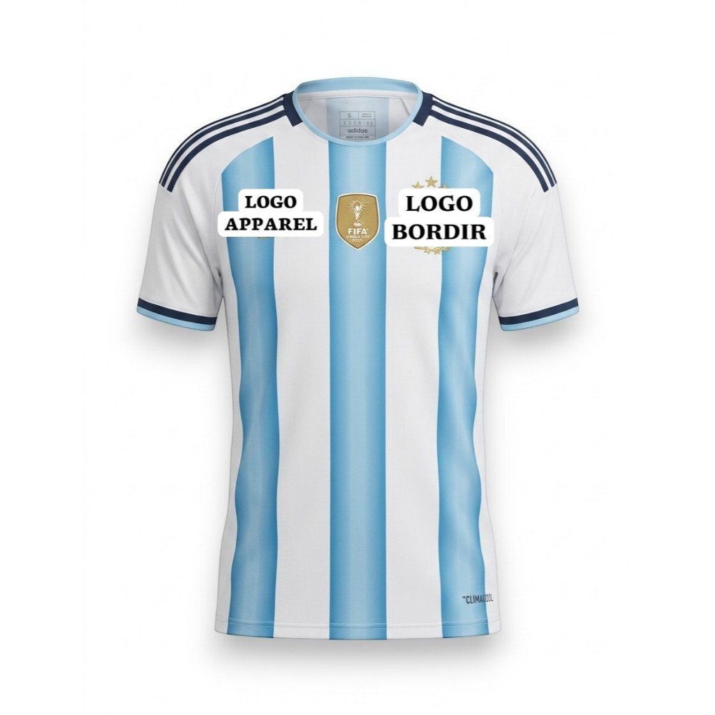 NEW FOOTBALL JERSEY/ เสื้อฟุตบอล ARGENNT1IN4A H 2026 WORLD CUP (WORLD CUP) GO