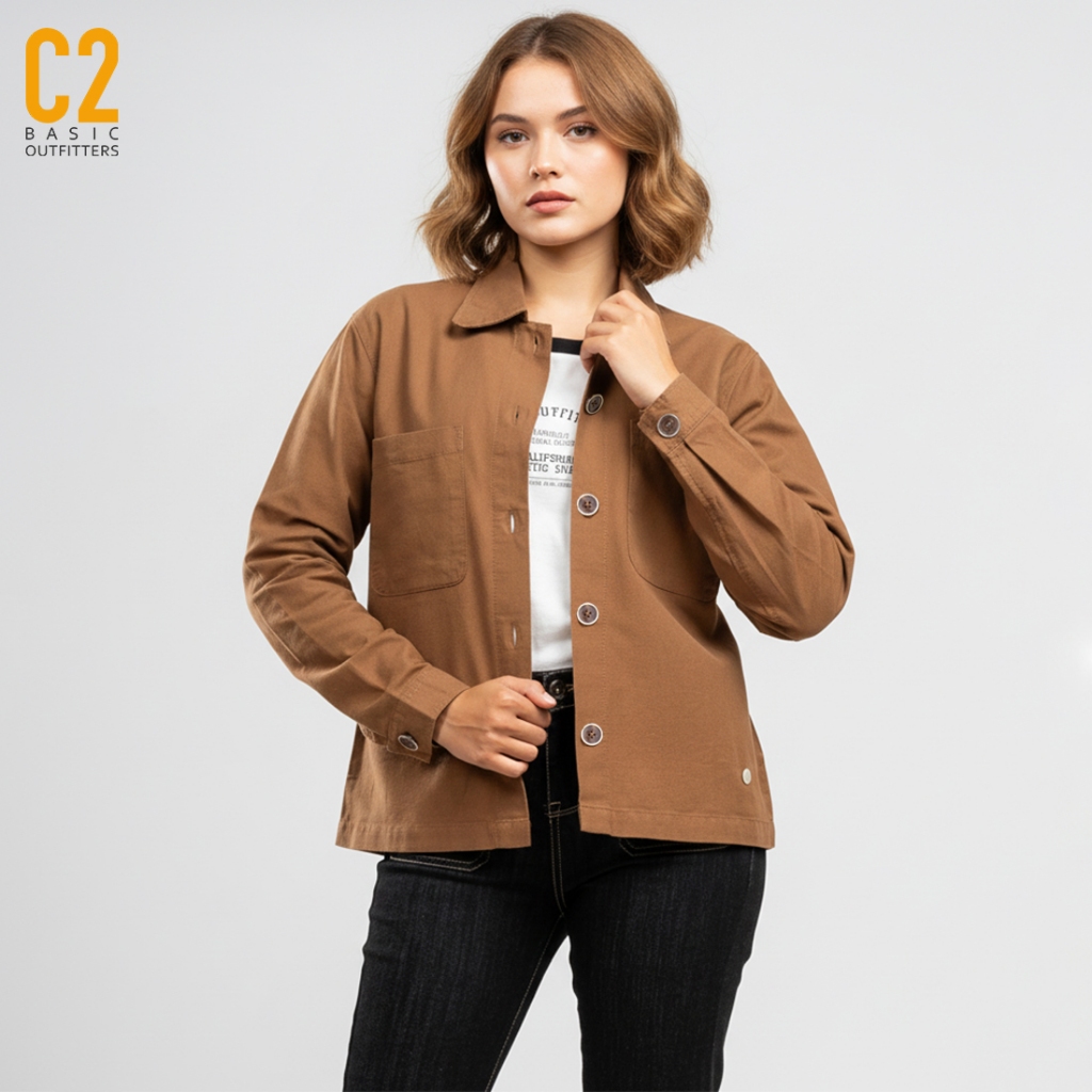 [CLEARANCE] Special Live C2 Bevan Brown Crop Outer Women