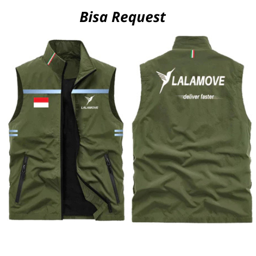 เสื้อกั๊ก Lalamove Ojol ล่าสุด - เสื้อกั๊กสนาม Gojek Lalamove Ojol สั่งทําได้