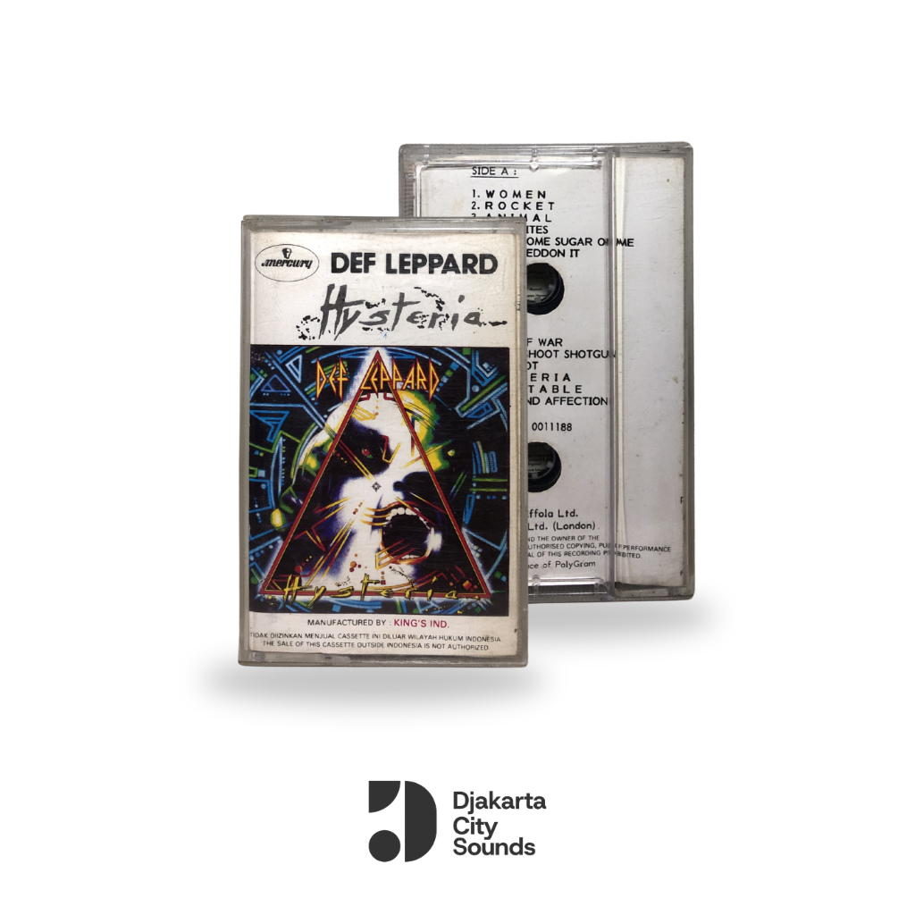 เทปคาสเซ็ท Def Leppard - Hysteria