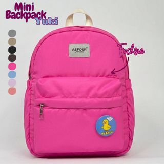 YUKI ||| Asfour Limitless Yuki Backpack Perempuan - Tas Sekolah kuliah mini ransel kecil parasut anti air
