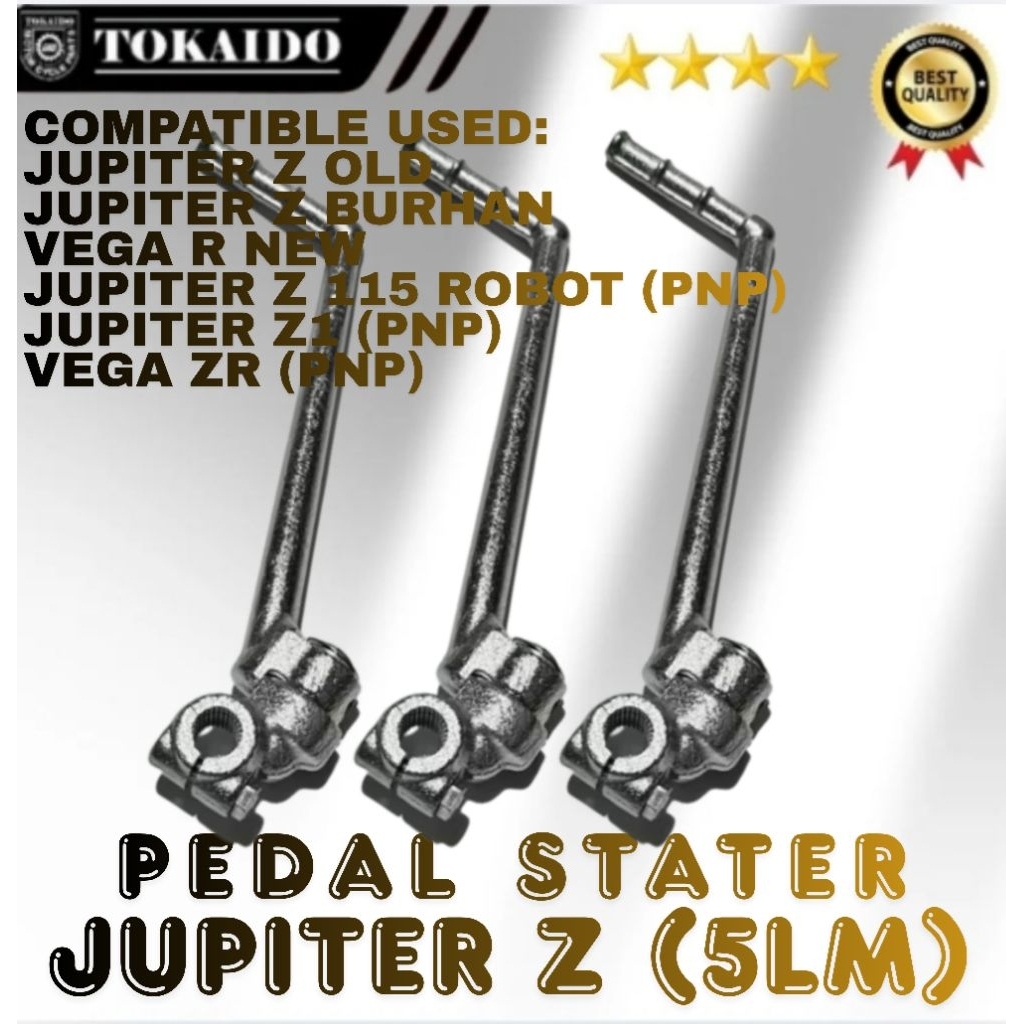 JUPITER Z OLD CRANK STATER PEDAL (5LM) TOKAIDO.COMPATIBLE :
ดาวพฤหัสบดี Z เก่า,
JUPITER BURHAN,
JUPI