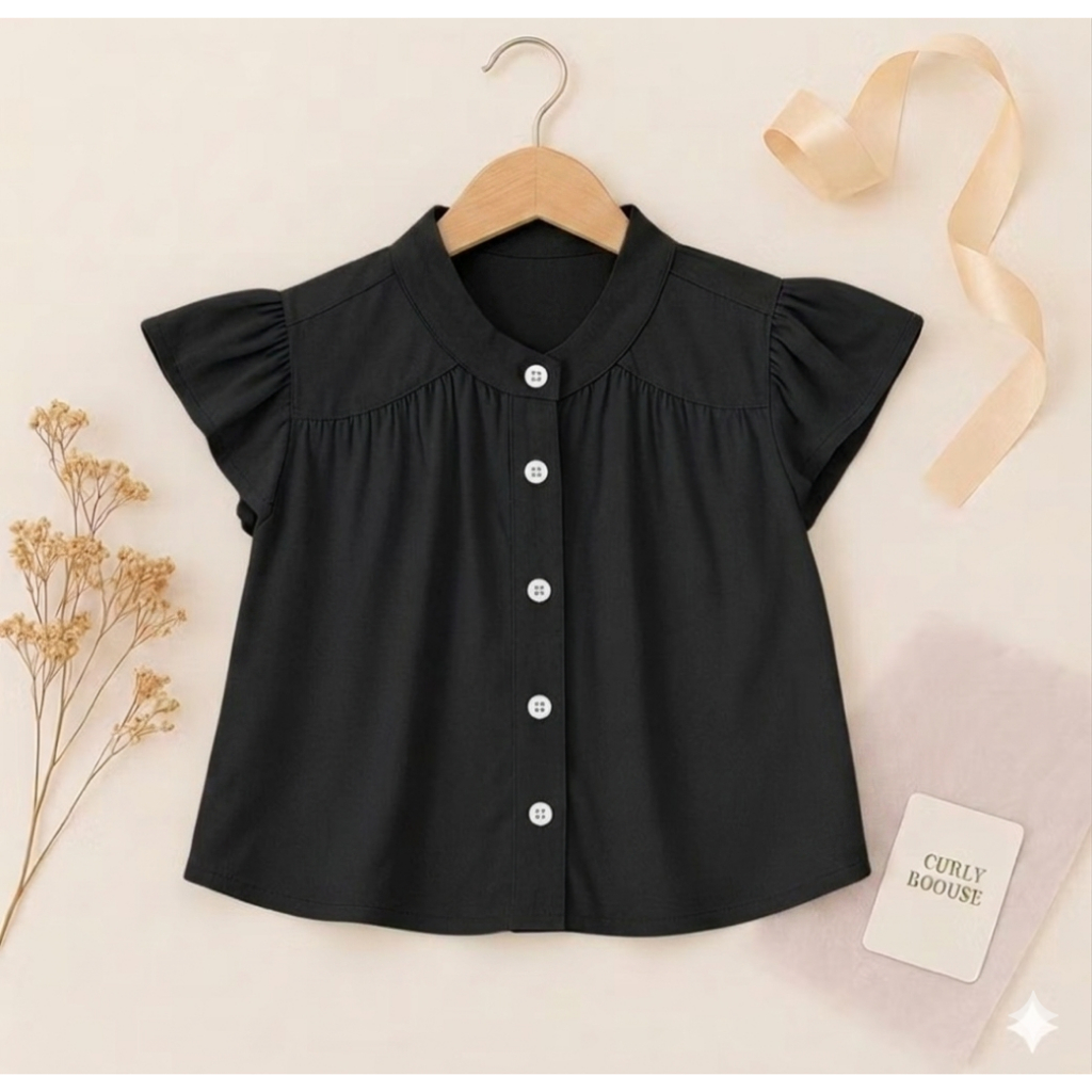 1-10 Years CURLY เด็ก BLOUSE