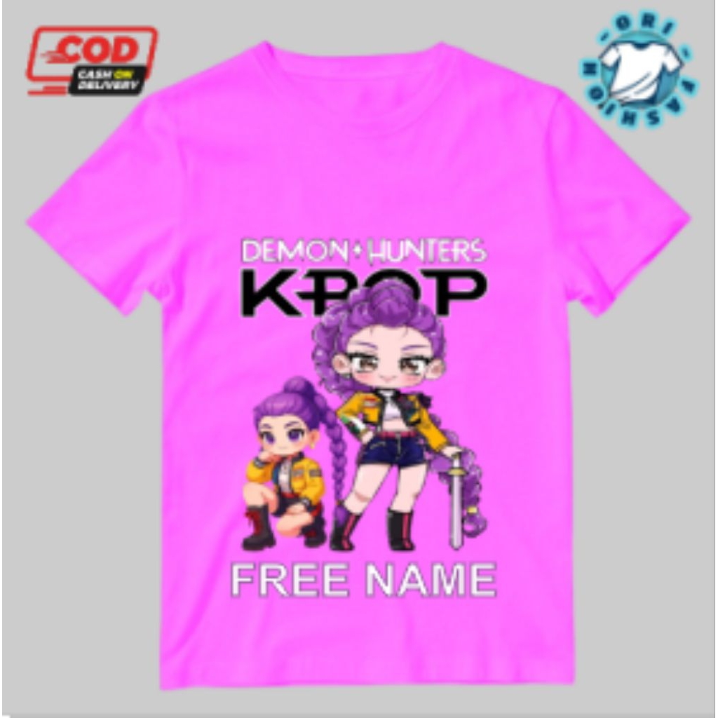K pop demon hunter rumi เสื้อยืดแฟชั่นเด็ก