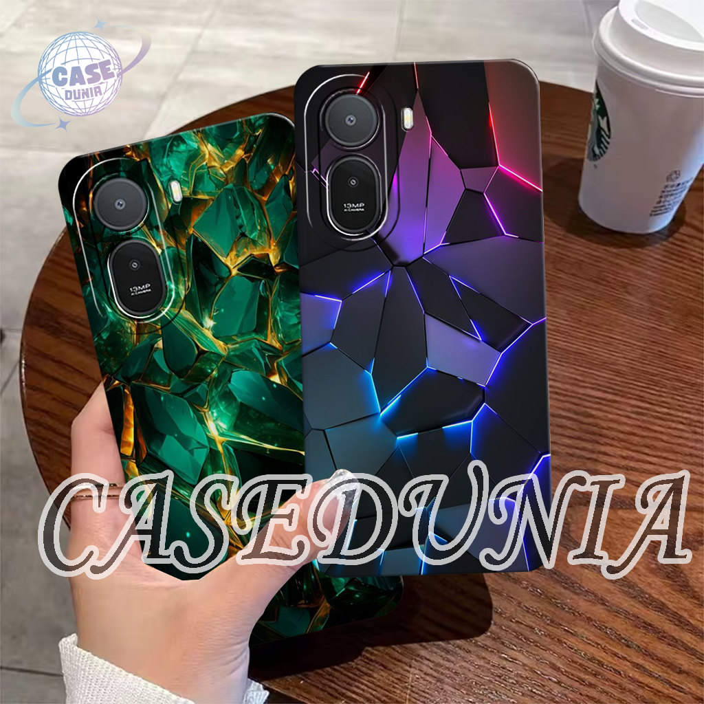 Softcase Redmi A7 Pro 4g - Case Poco C81 Pro 4g Case Procamera - ซิลิโคนนามธรรม - Casing Protec Came