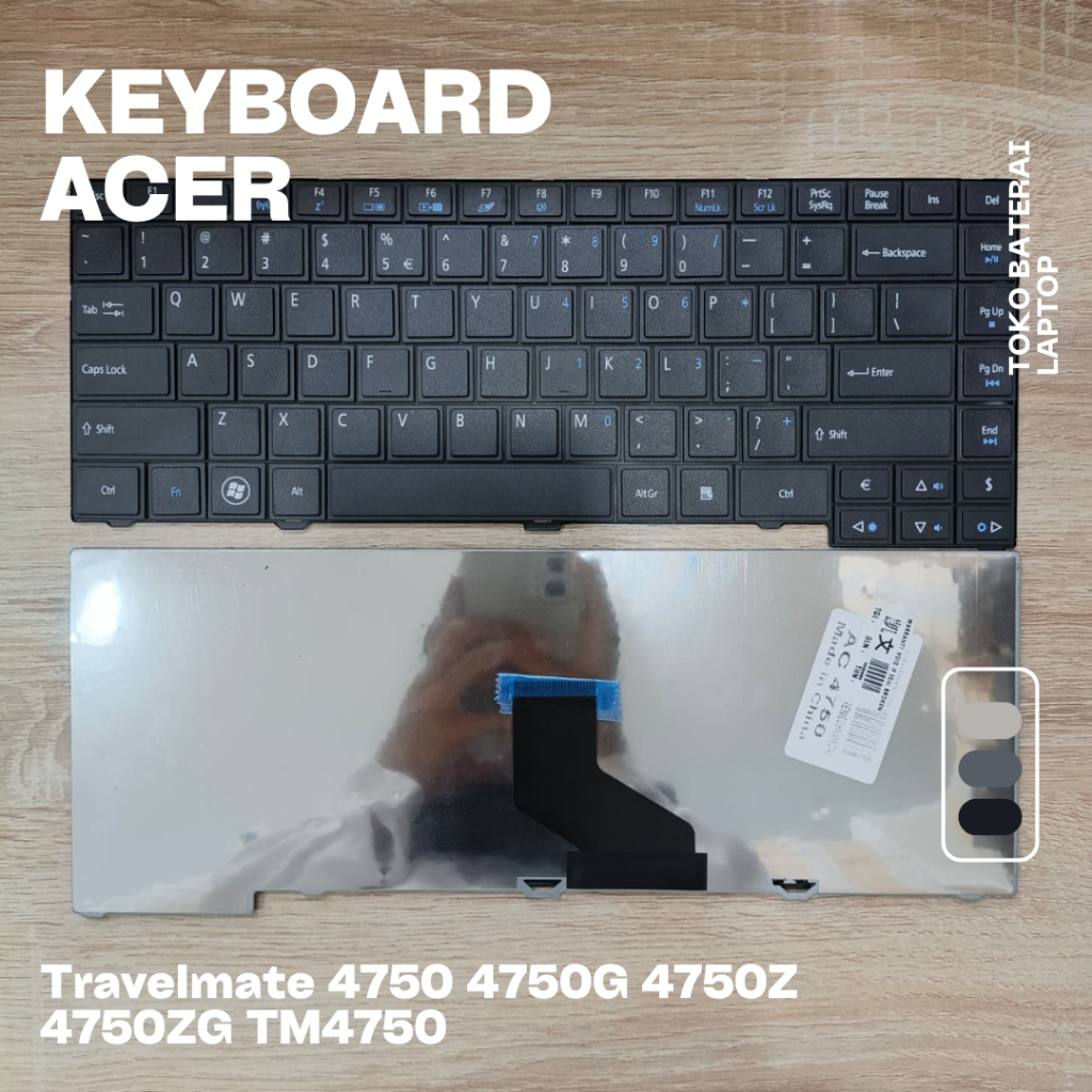 แป้นพิมพ์แล็ปท็อป Acer Travelmate 4750G 4750Z 4750Z 4750ZG TM4750
