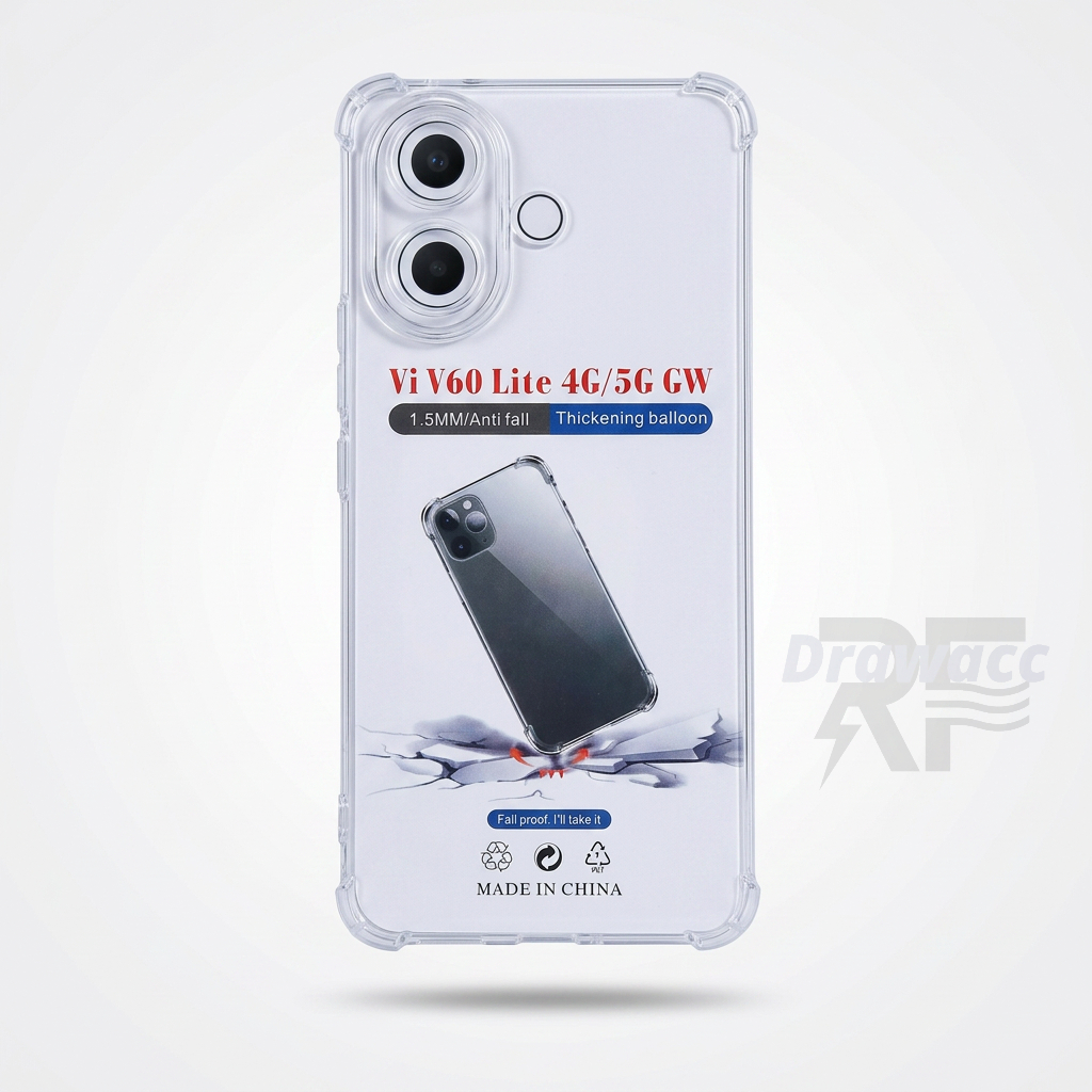 Vivo IQOO Z10R V60 Lite 4G/5G Softcase AIRBAG CACK ป้องกันกล้องเคส Hp Vivo IQOO Z10R V60 Lite 4G/5G