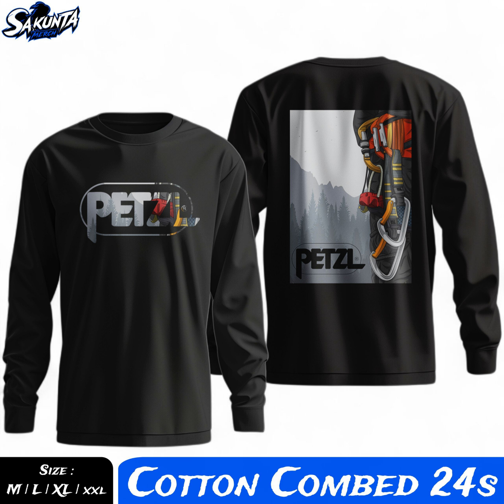 PETZL Peterzl 4 เสื้อยืดแขนยาว เสื้อกลางแจ้ง unisex สําหรับผู้ชายและผู้หญิง นักปีนเขาภูเขา sakunta Mmerch