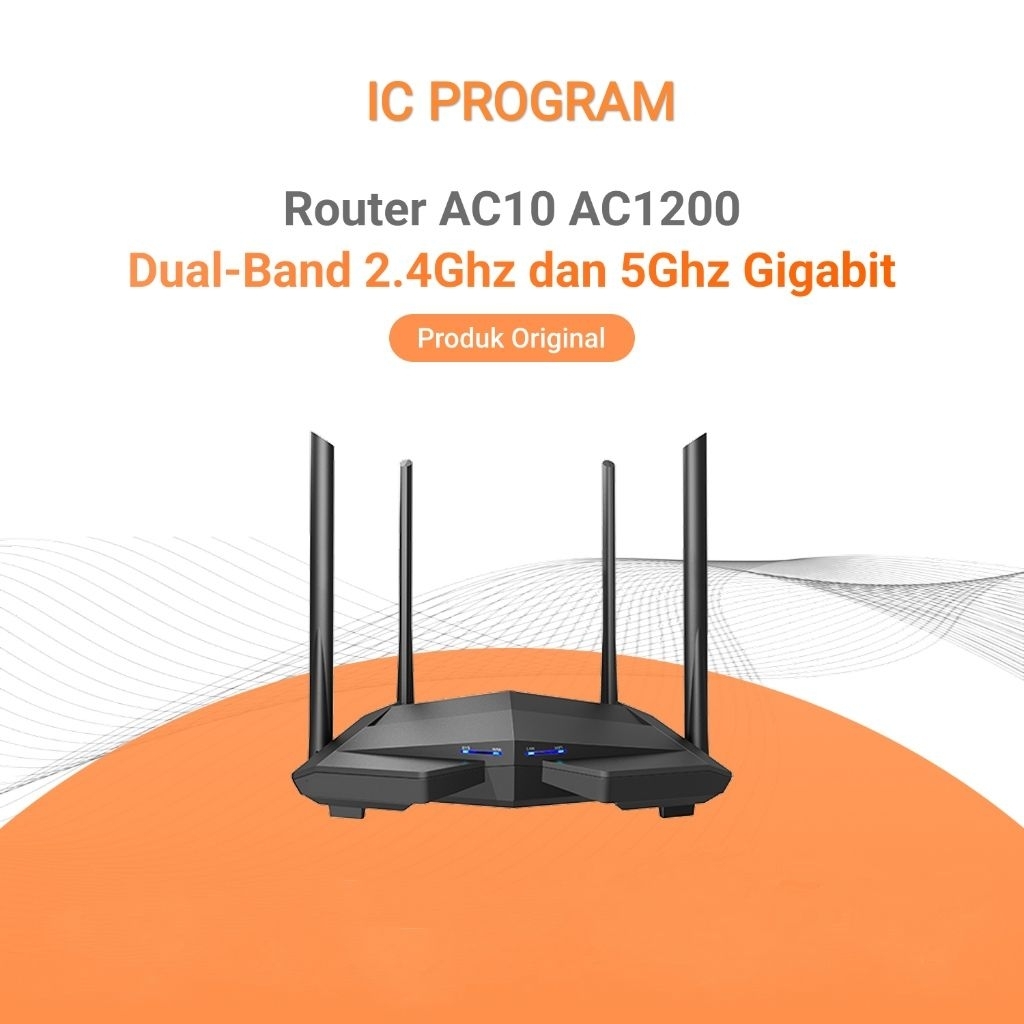 เราเตอร์ IC PROGRAM 8MB TENDA AC10 VERSION 3 AC1200 DUAL BAND